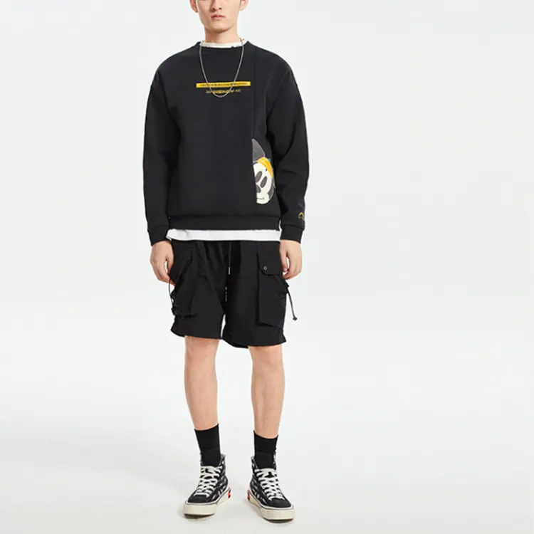 Disney X LINING Sweatshirts Men Black-2