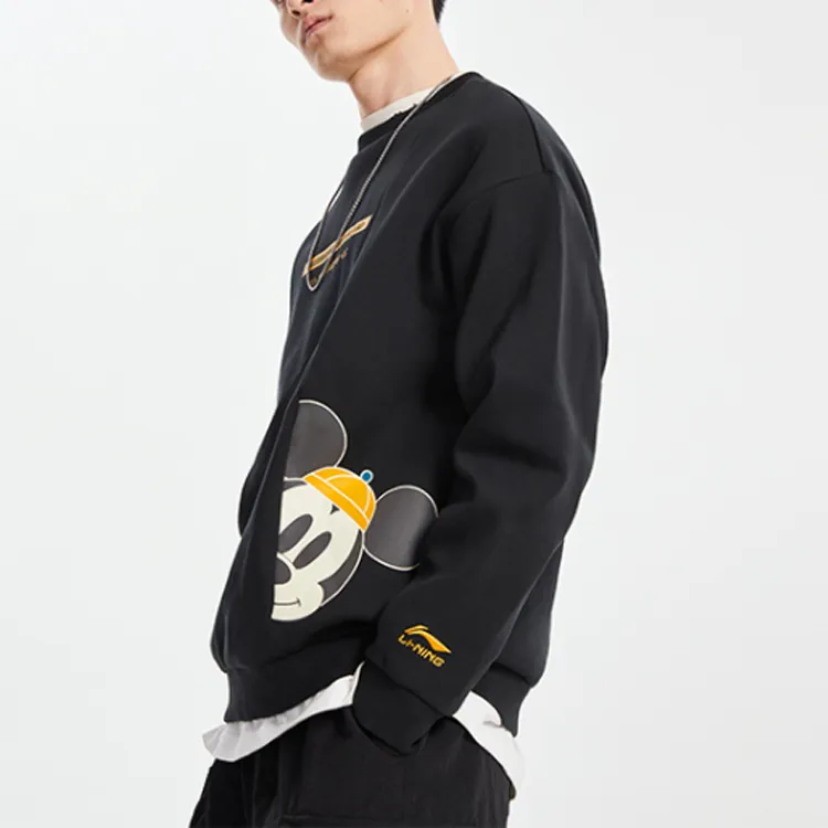 Disney X LINING Sweatshirts Men Black-5