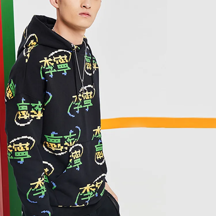 LiNing Sweatshirts Men New Standard Black-3