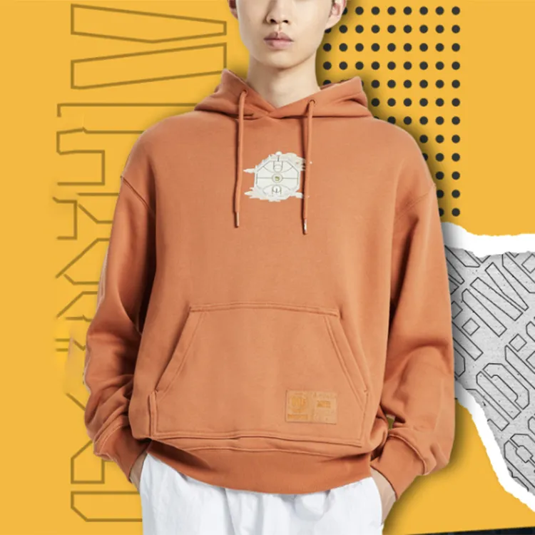 LINING Badfive Sweatshirts Unisex Amber Brown-7