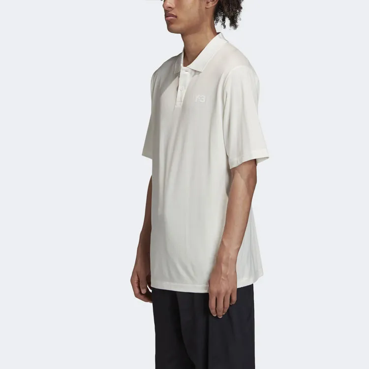 Y 3 Polo Shirts Men White-5