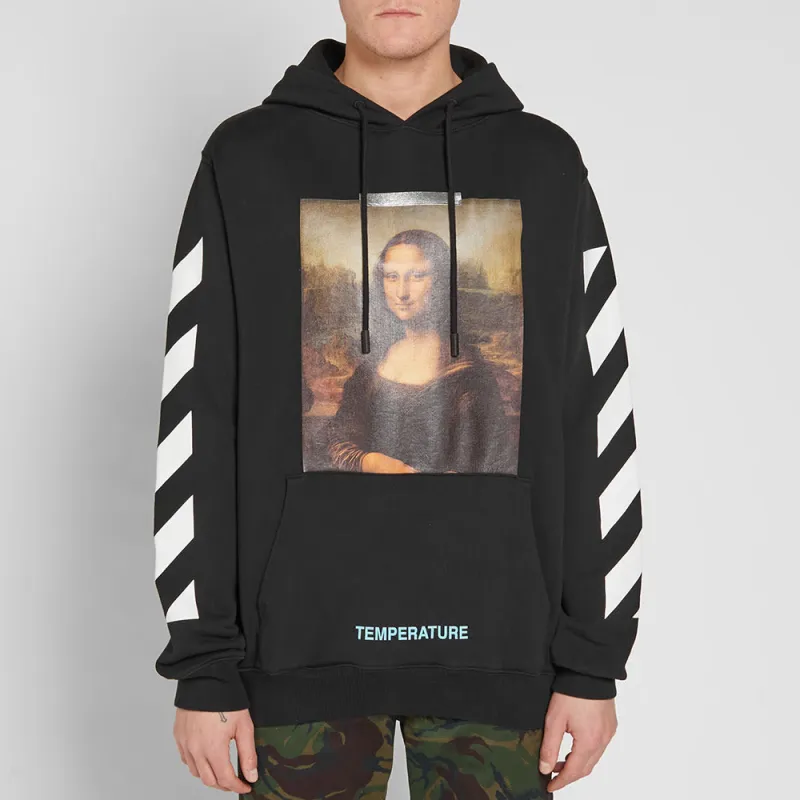 OFF WHITE Mona Lisa Series Sweatshirt Men's Black-3