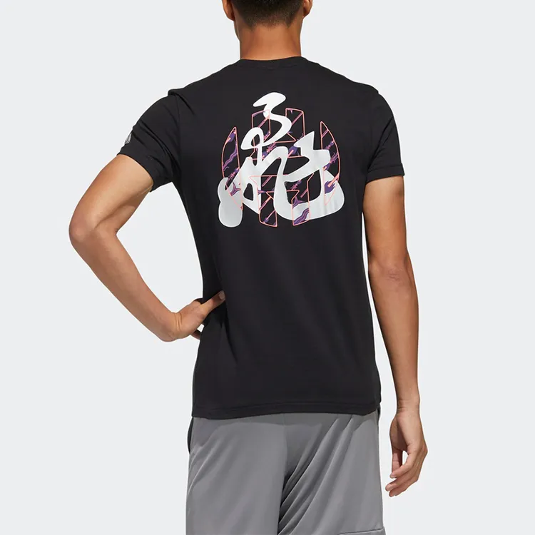 Adidas Set-in Sleeve T-Shirt Men's Black-3