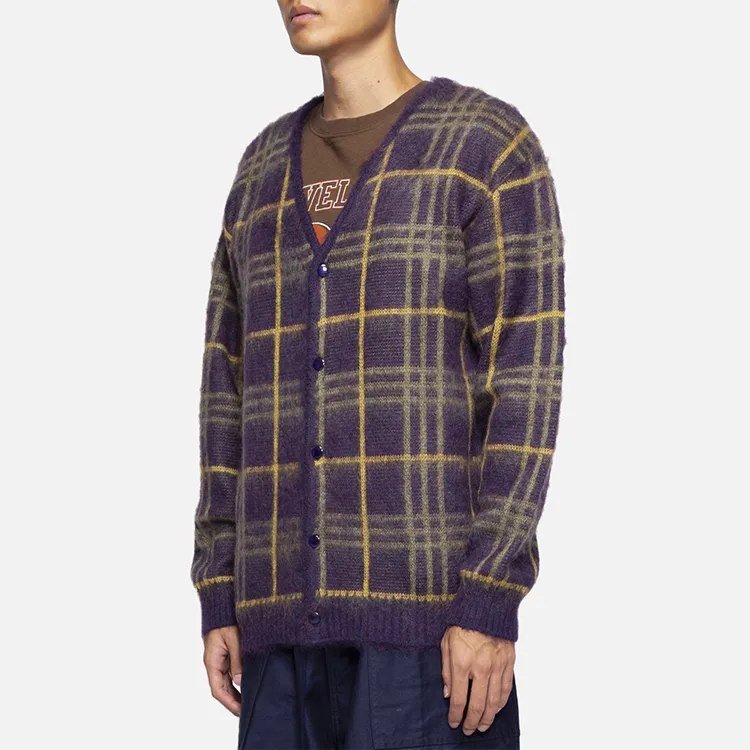 Needles Sweaters Men Purple-4
