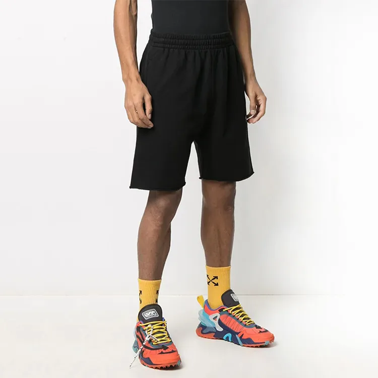 OFF WHITE Diag Stripe Sweat Shorts-4