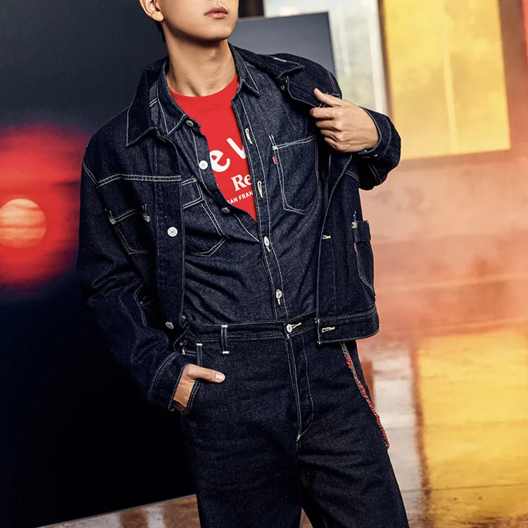 Levi's Denim Jacket Men's Dark Denim-6