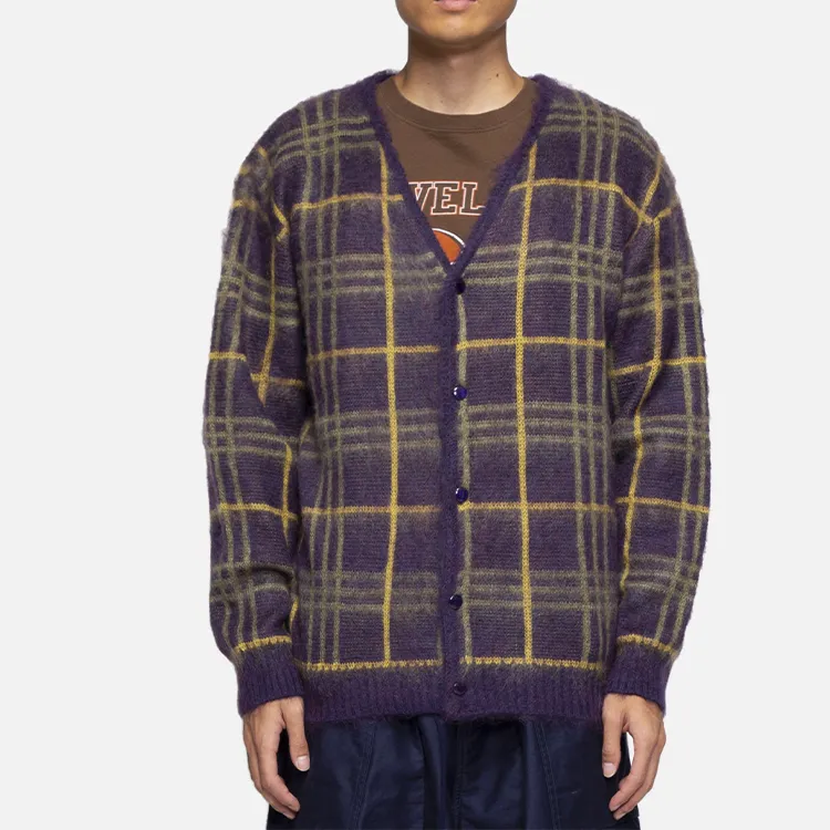 Needles Sweaters Men Purple-2