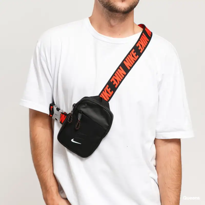 Nike Polyester Crossbody Bag Sling Bag Regular Unisex Black-4