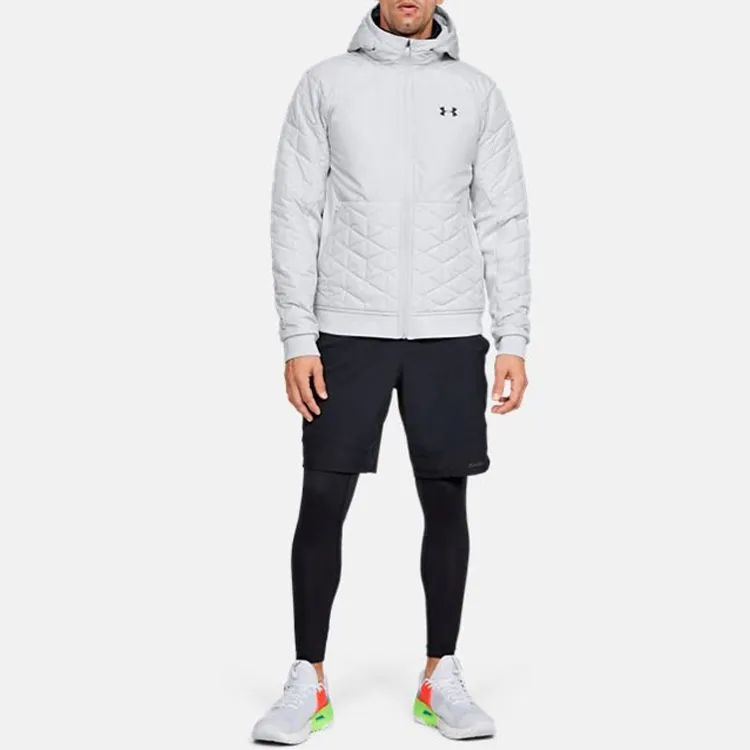 Under Armour Jackets Men White Gray-2
