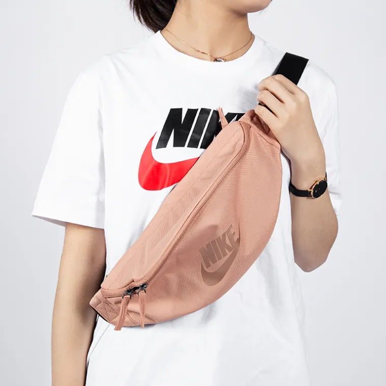 Nike Polyester Shoulder Bag Crossbody Bag Fanny Pack Regular Unisex Pink-4