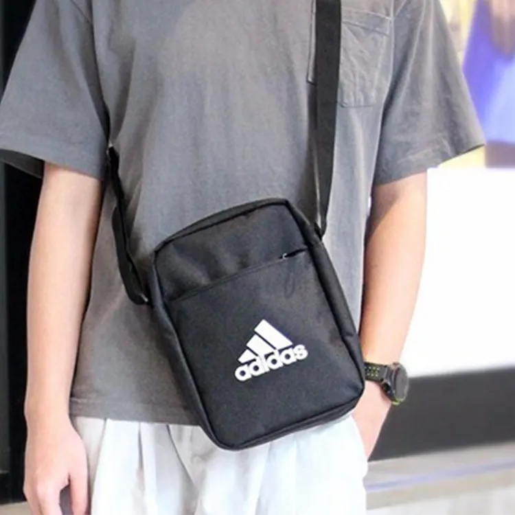 Adidas Polyester Crossbody Bags Shoulder Bags Regular Unisex Black-4