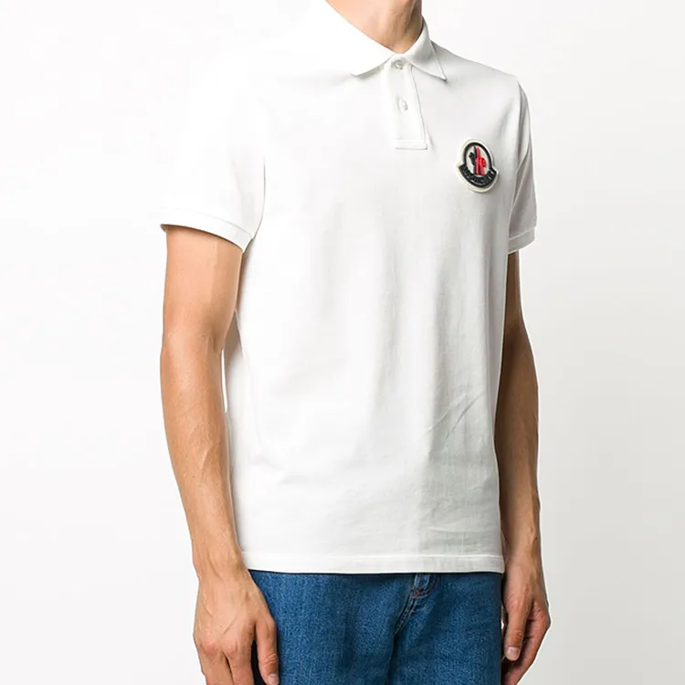 Moncler Polo Shirts Men White-2