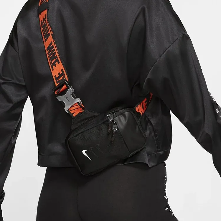 Nike Polyester Crossbody Bag Sling Bag Regular Unisex Black-5