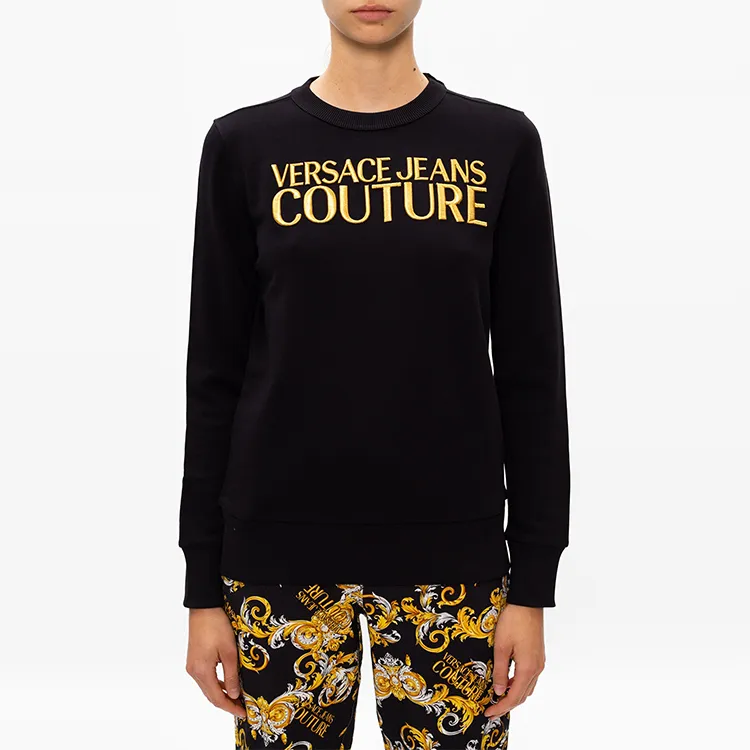 VERSACE JEANS COUTURE Sweatshirt Women's Black-4