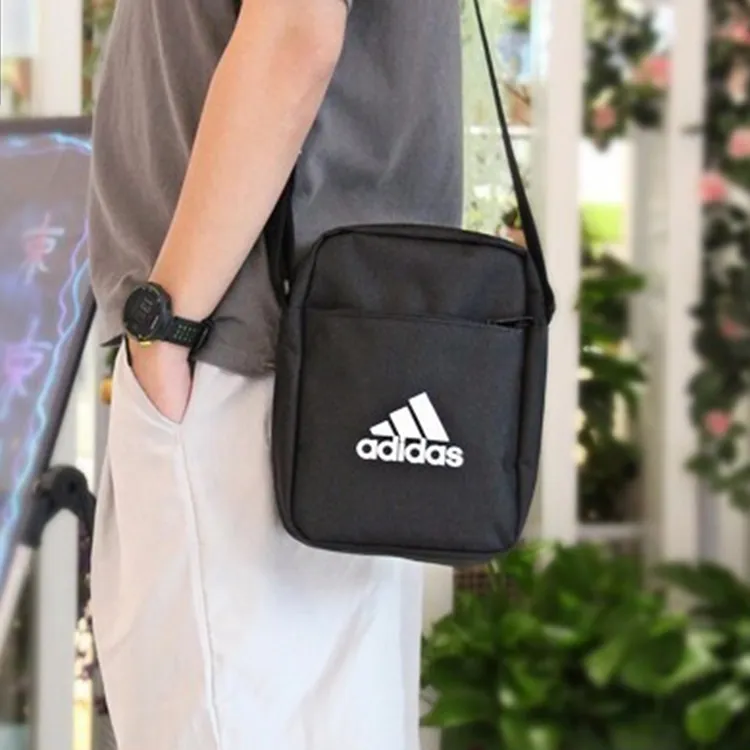 Adidas Polyester Crossbody Bags Shoulder Bags Regular Unisex Black-5