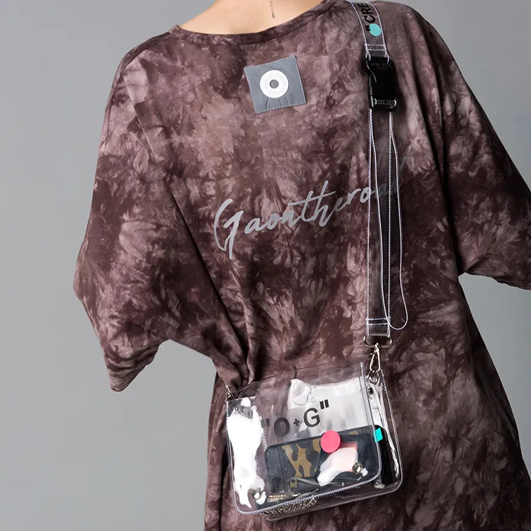 GAONCREW × OXY Collaboration PVC Fanny Pack Crossbody Bags Regular Unisex Transparent-2