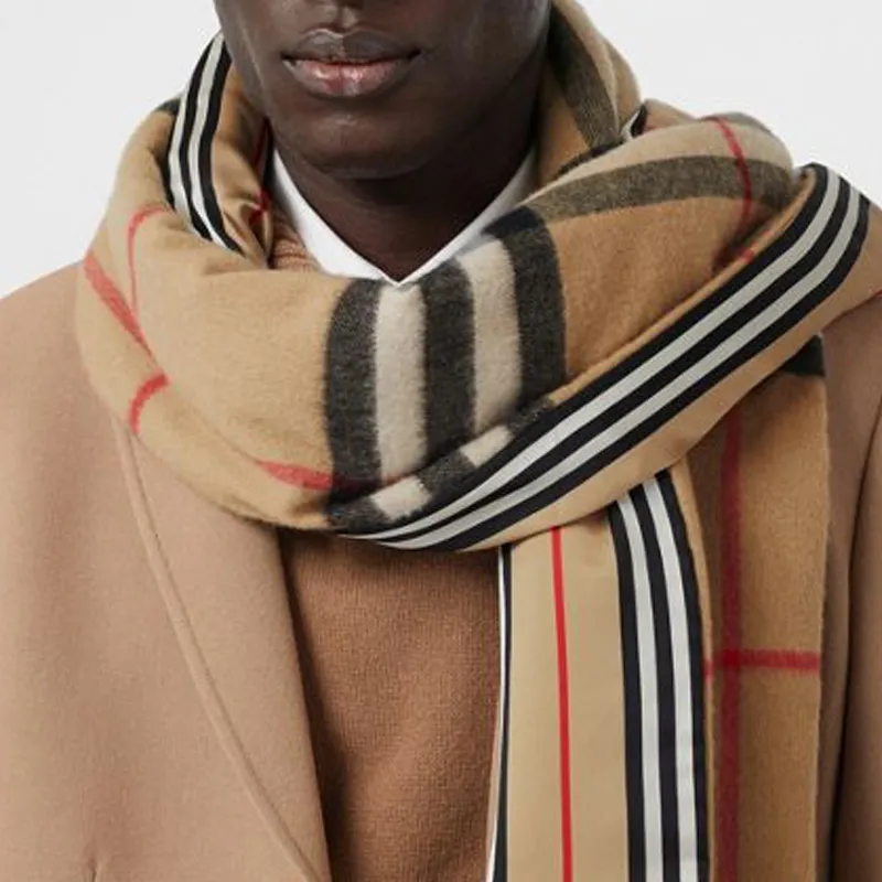 Burberry Cashmere Knit Scarves Unisex-8