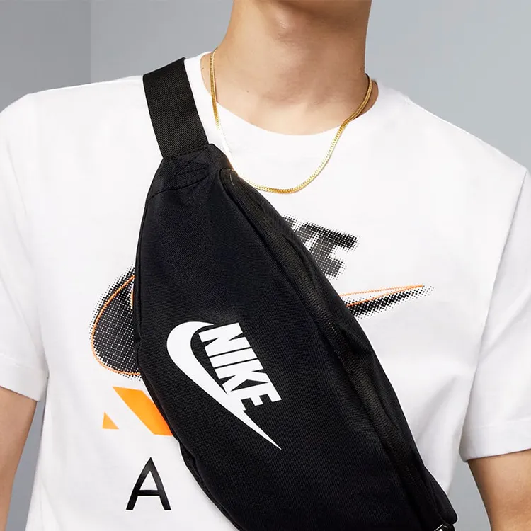Nike Heritage Hip Pack Waist Fanny Bag Black-8