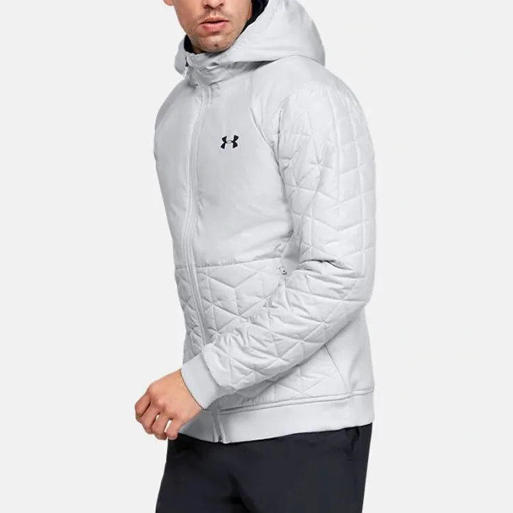 Under Armour Jackets Men White Gray-4