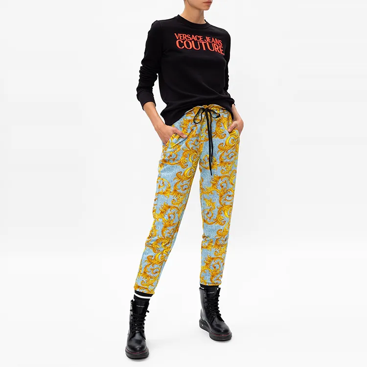 VERSACE JEANS COUTURE Sweatshirts Women's Black-5