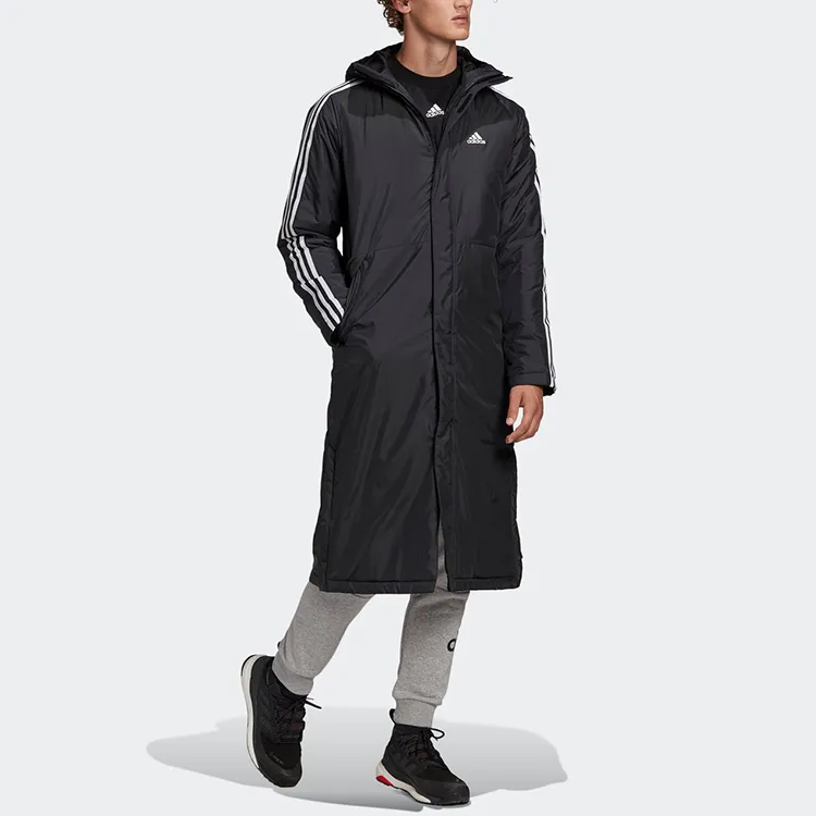 Adidas Parka Coats Men Black-5