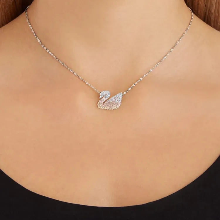 Swarovski Crystal Necklaces Women's Gradient Yellow-4