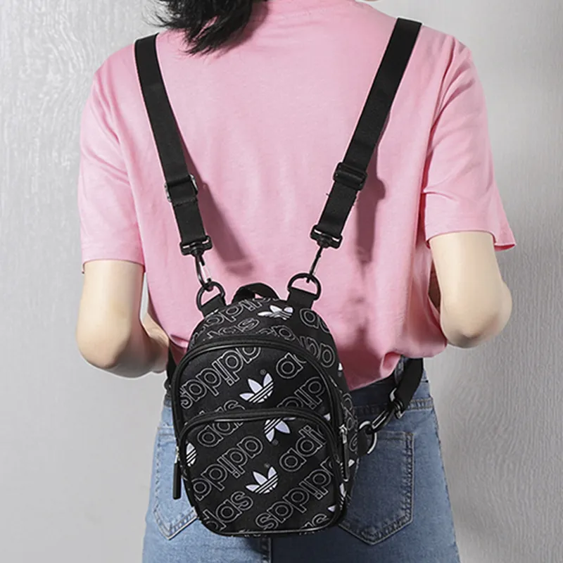 Adidas Originals Polyester Backpack Mini Unisex Black-5