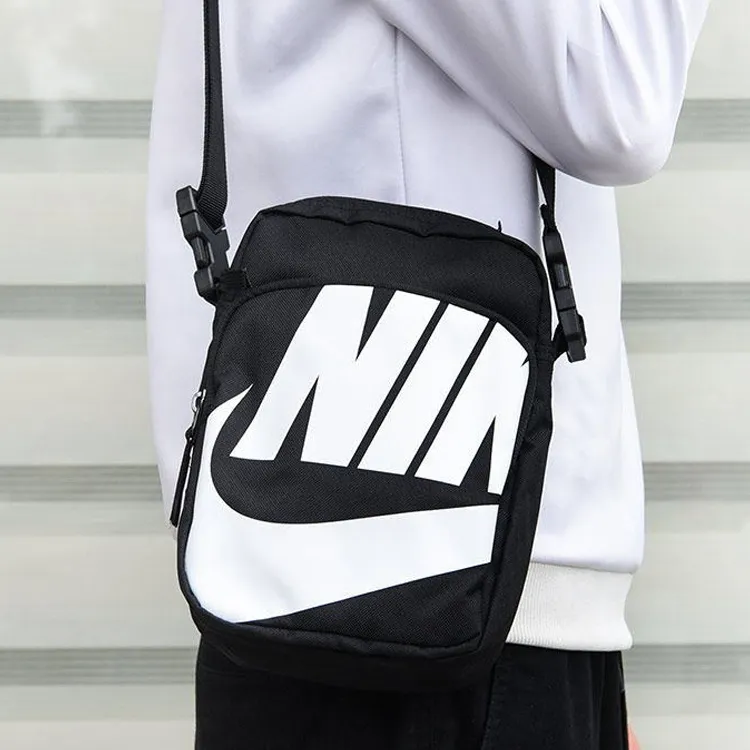 Nike Heritage Polyester Cycling Bag, Shoulder Bag, Crossbody Bag Unisex Black-6