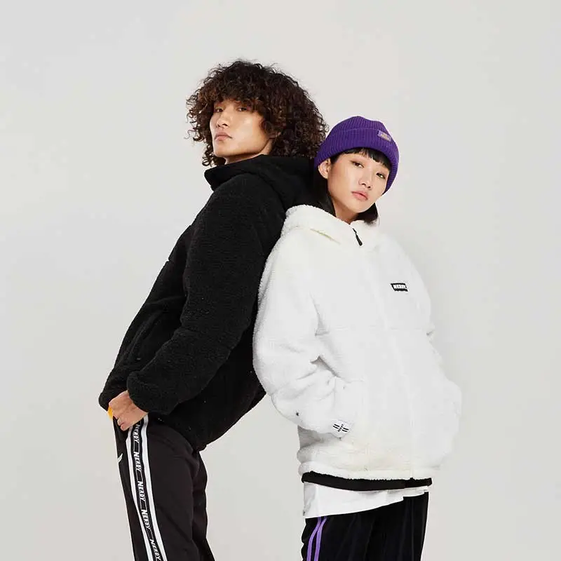 NERDY FW20 Thickened Jacket Unisex White-6