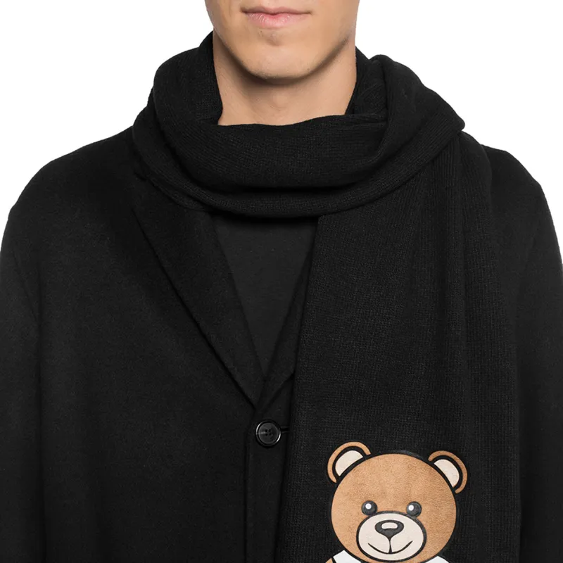 MOSCHINO Shawls Unisex Black-2