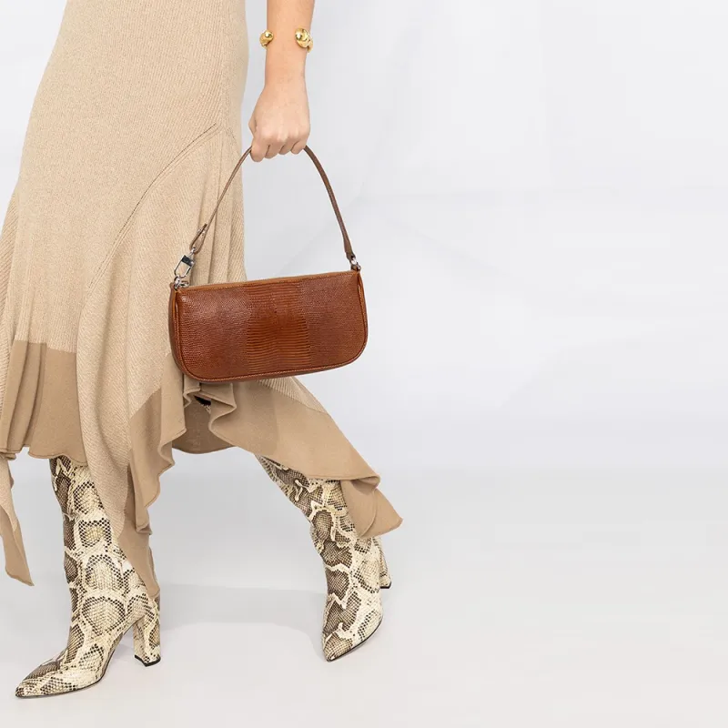 By Far Leather Shoulder Bag, Handbag, Shoulder Bag Women's Brown-7