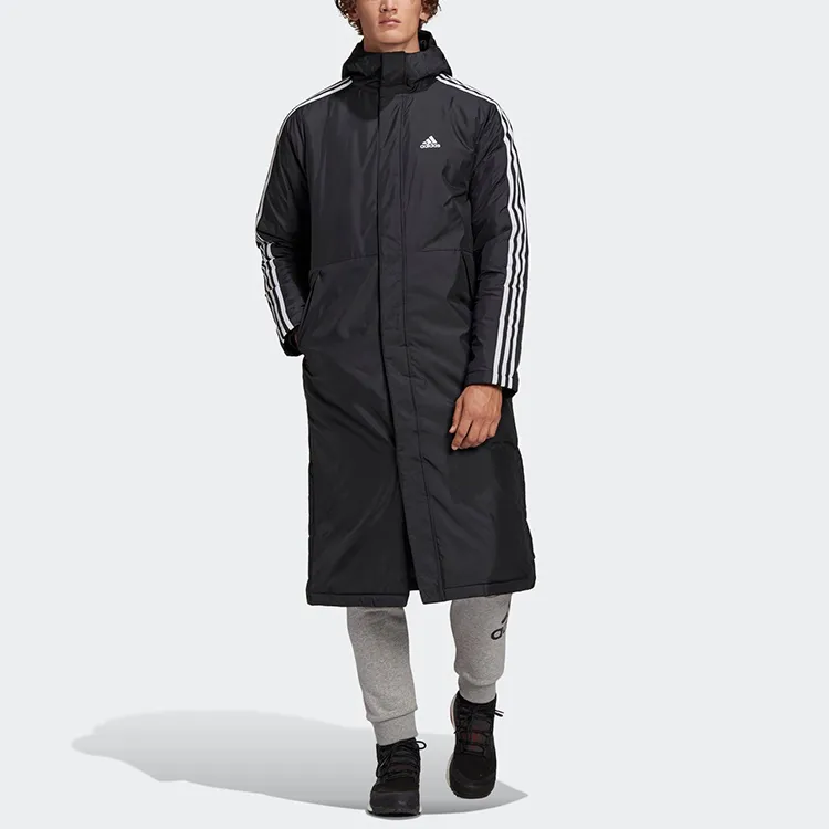 Adidas Parka Coats Men Black-3