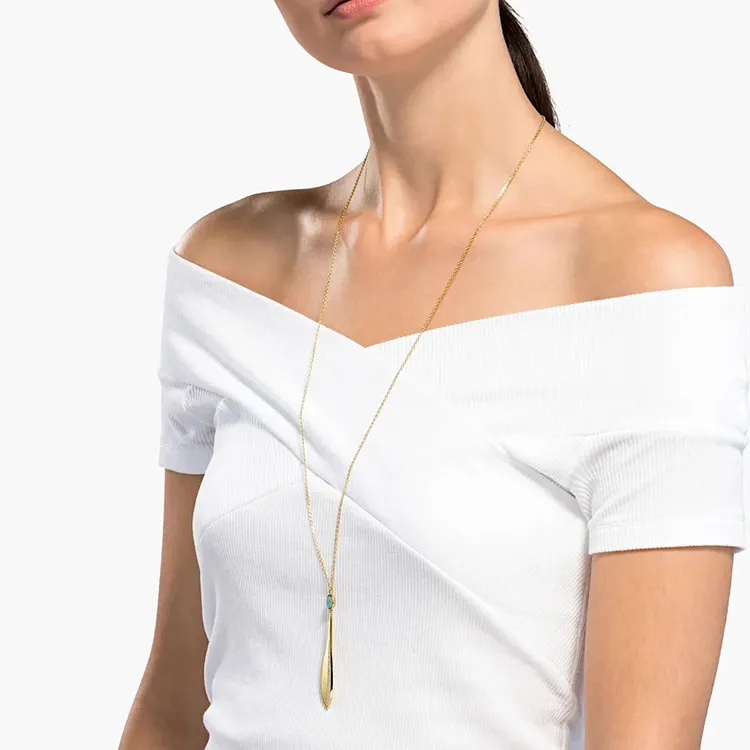 Swarovski Stunning Olive Necklaces Women's Green-3