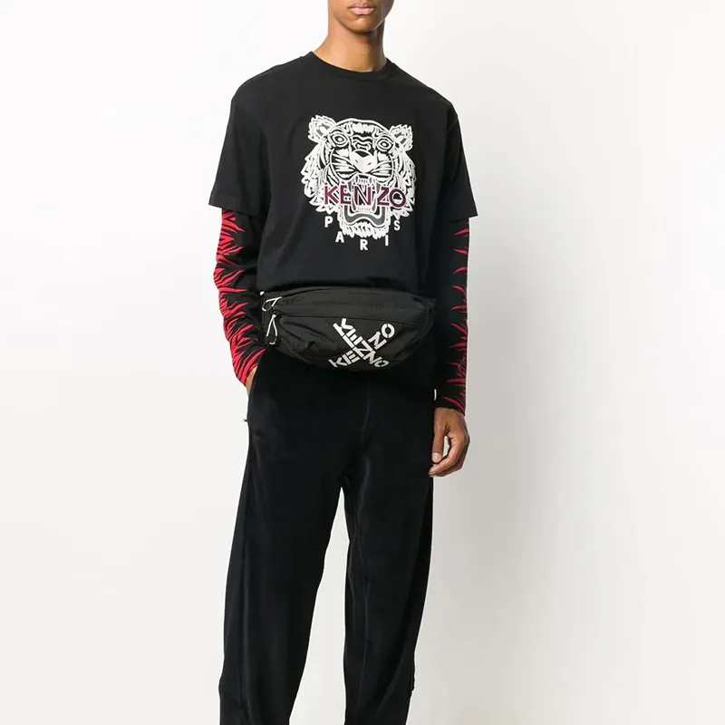KENZO Letter Logo Sling Bags-3