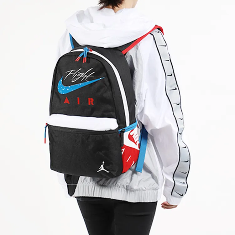 Jordan Polyester Basketball Bag Backpack Regular Unisex Black-4