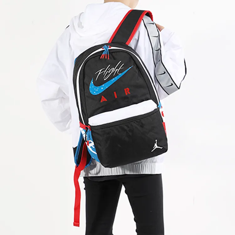Jordan Polyester Basketball Bag Backpack Regular Unisex Black-5