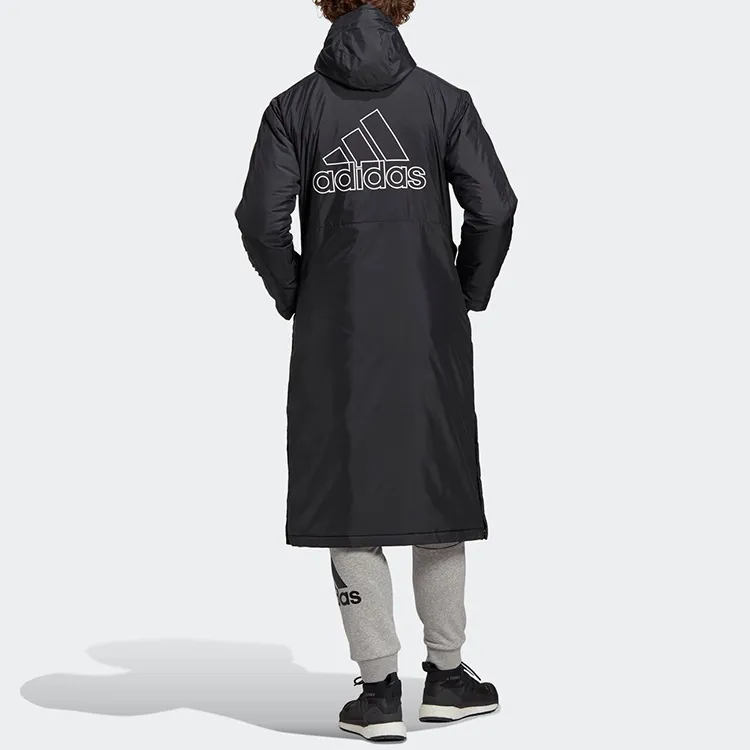 Adidas Parka Coats Men Black-2