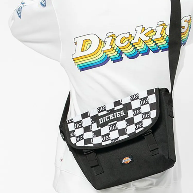 Dickies Polyester Messenger Bag, Crossbody Bag, Shoulder Bag Unisex Black-5