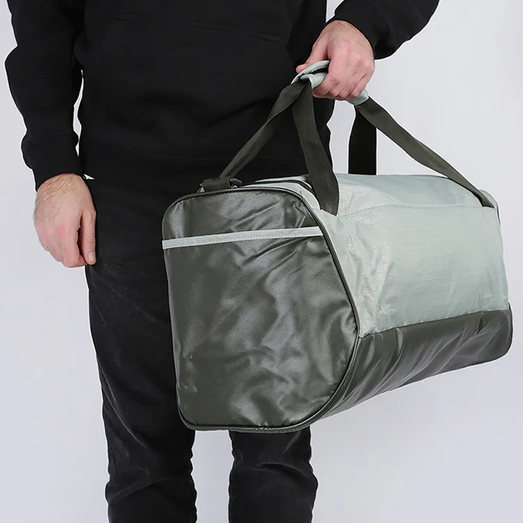 Nike Polyester One Shoulder Crossbody Travel Bag Regular Unisex Horizon Green With Red Pine Green-4