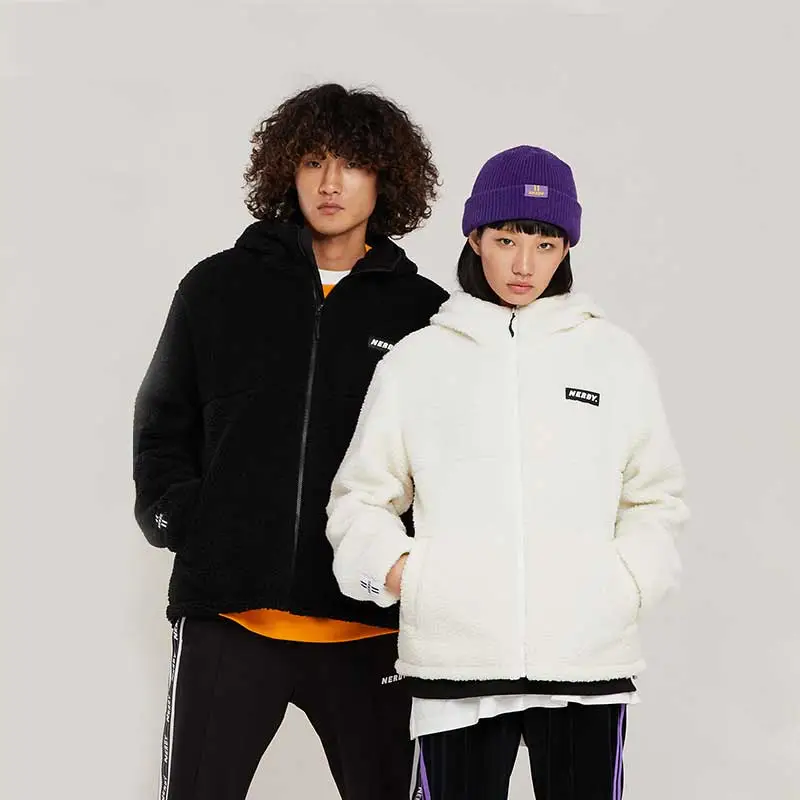 NERDY FW20 Thickened Jacket Unisex White-7