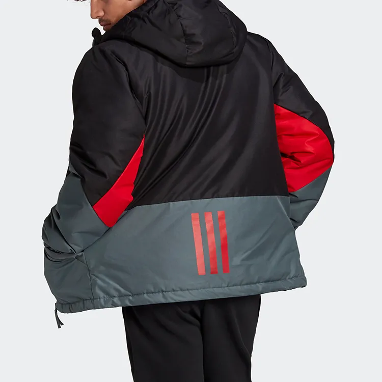 Adidas Puffer Jacket Men's Red Black-3