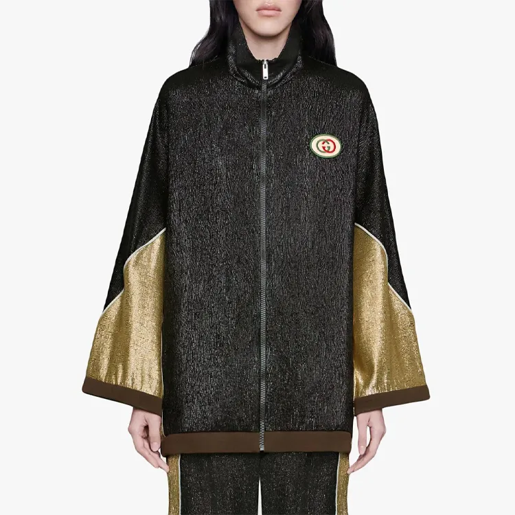 GUCCI 2019 Spring And Summer Collection Jacket Women's Black-2