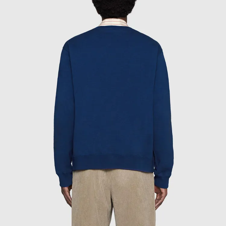 Doraemon X GUCCI Sweatshirts Unisex Blue-1