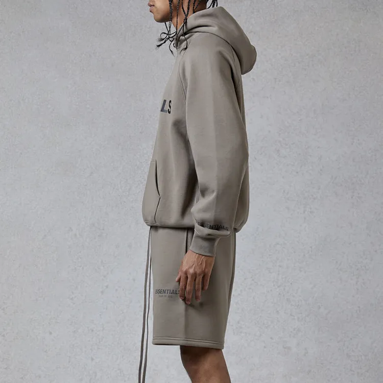 Fear Of God Essentials 3D Silicon Applique Pullover Hoodie-4