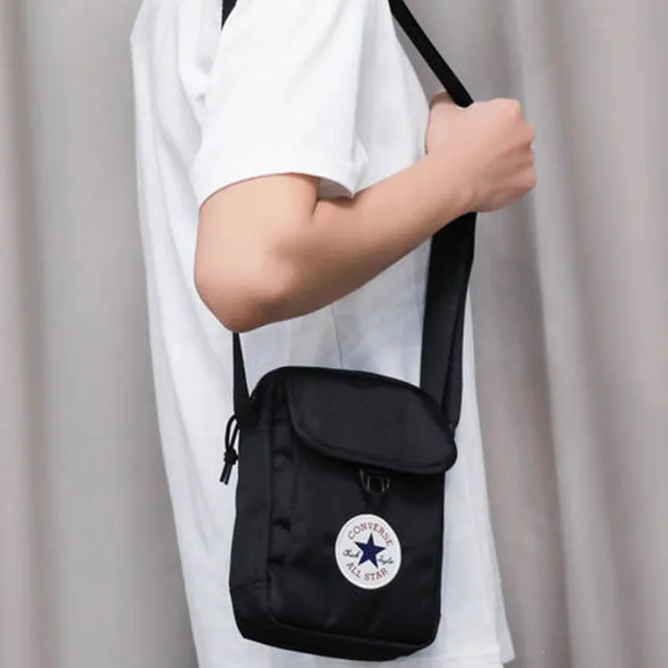 Converse Polyester Shoulder Bag Crossbody Bag Regular Unisex Black-4