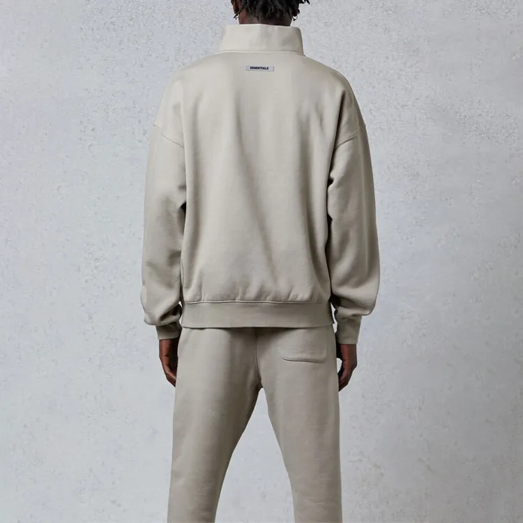 Fear Of God Essentials Half Zip Pullover Sweater-1