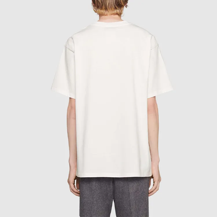 GUCCI T Shirt Men's Ivory White-3