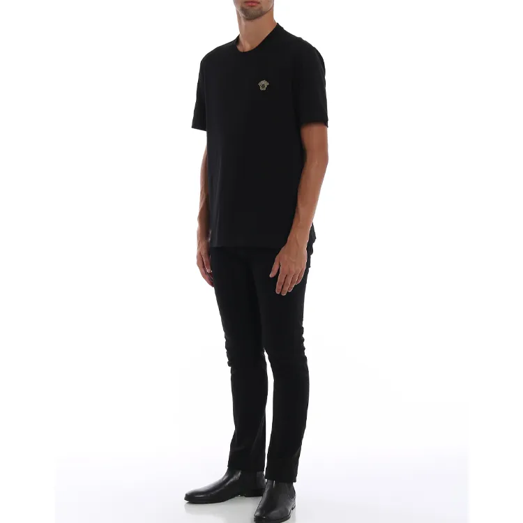 VERSACE T Shirts Men Black-3