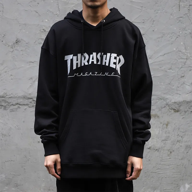 Thrasher Sweatshirts Unisex Black-2