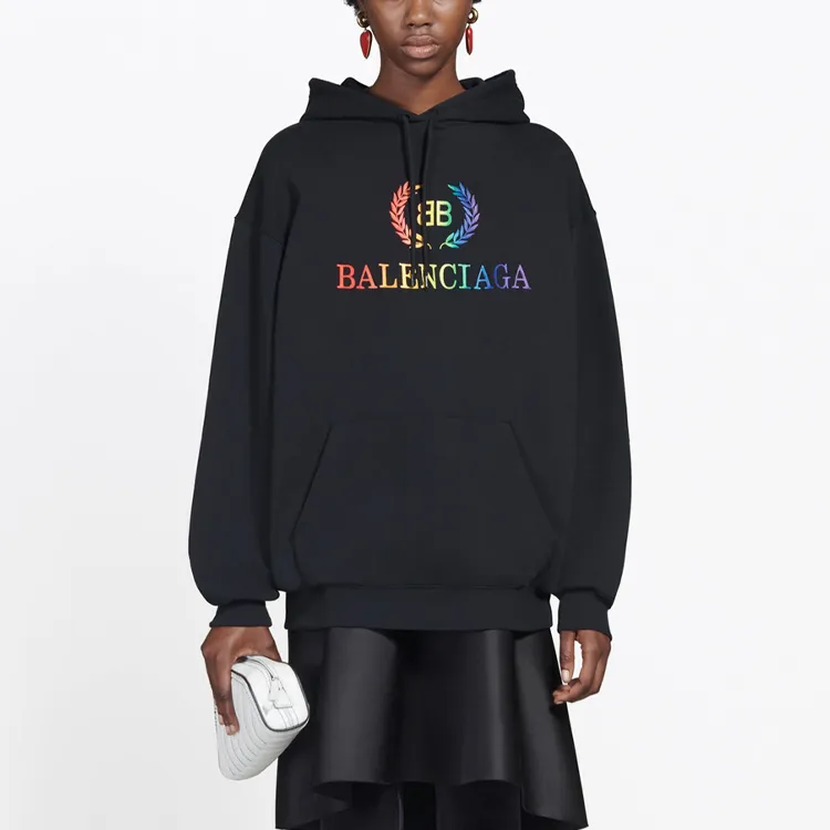 Balenciaga Sweatshirt Women's Black-2
